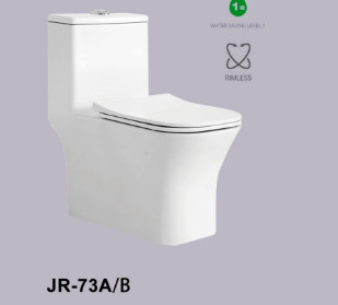 Glattes glasig-glänzendes s-Blockiertoiletten-weicher naher Sitzbezug-1-teiliges WC