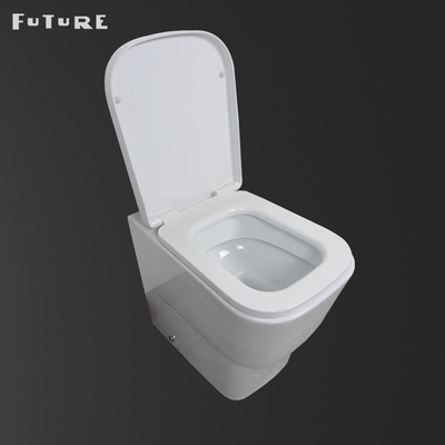 Doppelerröten knöpft moderne Toilette zurück zu Wand P einschließt Breite WC 350mm