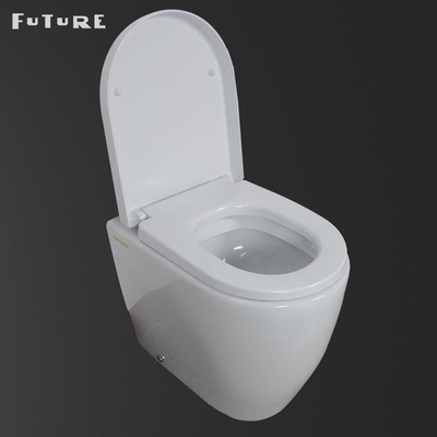 Wasserbeständigkeits-randlose Komfort-Höhe zurück zu Wand-Toilette mit verborgener Zisterne