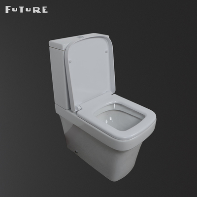 Starkes lastentragendes Quadrat formte Falle der Toiletten-kleine nahe verbundene Toiletten-P