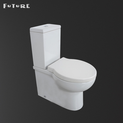 Schwerkraft-Spülungsabschluß verband Garderoben-Toiletten-Quadrat-WC 610*357*400MM