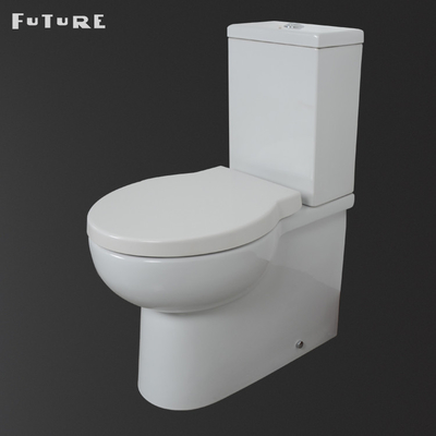 Schwerkraft-Spülungsabschluß verband Garderoben-Toiletten-Quadrat-WC 610*357*400MM