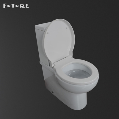 Schwerkraft-Spülungsabschluß verband Garderoben-Toiletten-Quadrat-WC 610*357*400MM