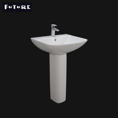 550mm breites Stand-allein Sockel-Wannen-Becken