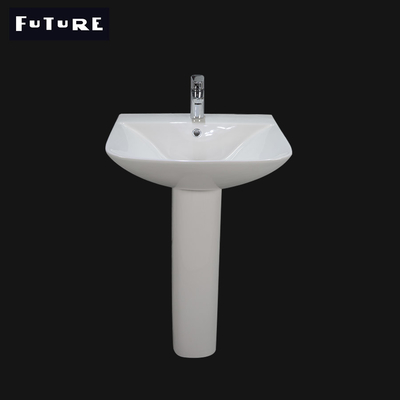 550mm breites Stand-allein Sockel-Wannen-Becken