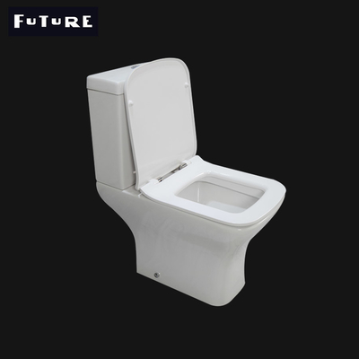 Breite der moderne randlose quadratische Toiletten-randlose nahe verbundene Toiletten-375mm