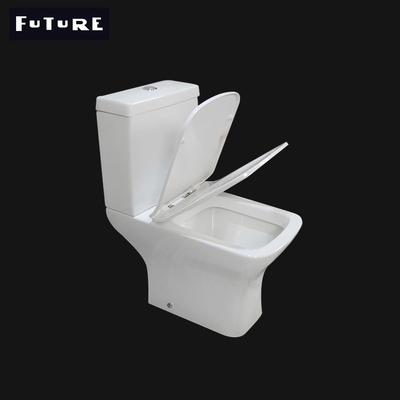 Breite der moderne randlose quadratische Toiletten-randlose nahe verbundene Toiletten-375mm