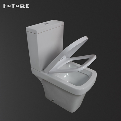 Boden - angebrachter schließender Sitzbezug randlose Toiletten-Pan Gravity Flushing With Softs