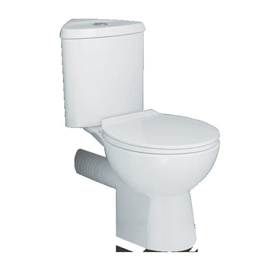 Projektions-Ecken-Toiletten-Ecken-WC des Kurzschluss-ISO9001 verdoppeln ebene Knöpfe