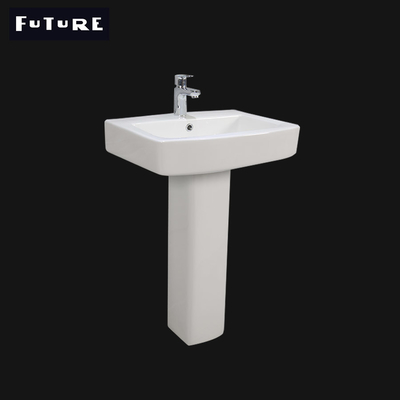 Sockel-Becken feste kleine quadratische des Sockel-Oberflächenwannen-einzelnes Hahn-450mm