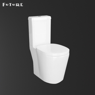Langsamer Abfall-Entwurfs-Vertrag nah verband weiße Toilette lärmarme 720*380*800mm
