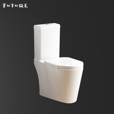 Langsamer Abfall-Entwurfs-Vertrag nah verband weiße Toilette lärmarme 720*380*800mm