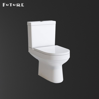 Langsamer Abfall-Entwurfs-Vertrag nah verband weiße Toilette lärmarme 720*380*800mm