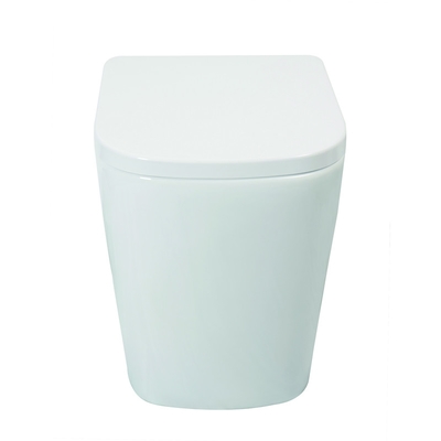 Glattes glasig-glänzendes keramisches einteiliges Toilette WC mit weicher naher Seat-leistungsfähiger Spülung