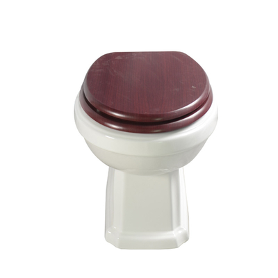 Glatte glasig-glänzende Runde zurück zu Wandtoilette Abschluss verband 420mm deepth