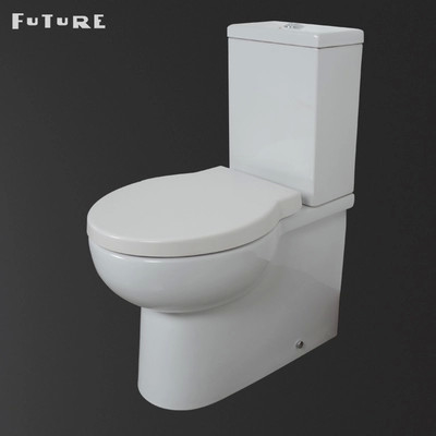 Selbstbreite der desodorierungs-Abschluss verbundene Badezimmer-Toiletten-380mm
