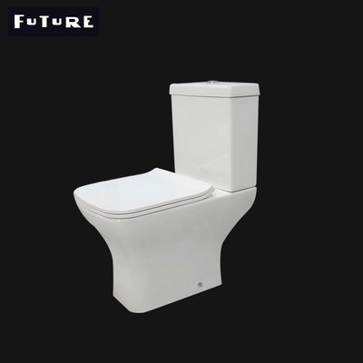 Moderne kurze Projektions-ideale randlose Standardtoilette Großbritannien konform