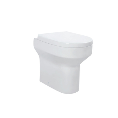 Antikratzer-einteiliges glattes weit glasiert zurück zu Wand-Toilette WC 365mm