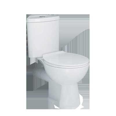 CER ebener Knopf-zeitgenössische nahe verbundene Toiletten-längliche Selbsttätigkeit