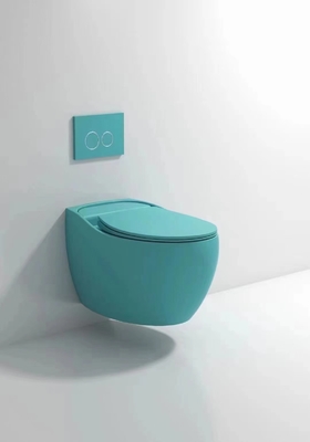 Glatte glasig-glänzende kompakte Wand-Hung Toilet Gravity Flushing Auto-Desodorierung