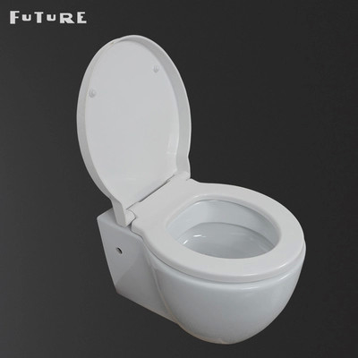 380mm breite Wand Hung Toilet Floating Toilet Bowl mit p-Falle Eco freundlich