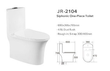Glatte glasiert entleeren Spültoilette-Boden - angebrachte Verschleißfestigkeit
