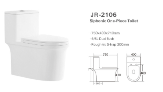 Beflecken Sie beständige Siphonic-System-Toilette glatt machen glasig-glänzende Selbstdesodorierung