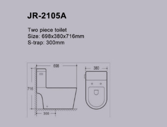 UPC bescheinigte Siphonic, das einteiliger WC-Stummer philippinisches Watercloset stabilisieren