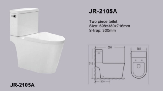 UPC bescheinigte Siphonic, das einteiliger WC-Stummer philippinisches Watercloset stabilisieren