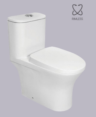 Selbstoperations-einteilige Verdoppelungspültoilette überschüssiger Eddy Rimless Siphonic Toilet