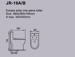 Automatische Desodorierungs-einteiliges Druckdosen-WC nützlich