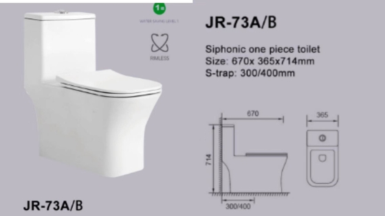 Glattes glasig-glänzendes s-Blockiertoiletten-weicher naher Sitzbezug-1-teiliges WC
