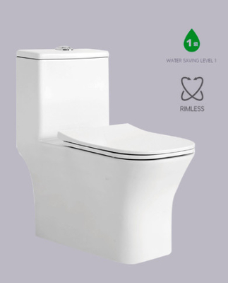 Upc-Wassersparen 3/6L, das randlosen Boden spült - brachte Toiletten-einteilige Kommode an